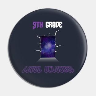 9th grade level unlocked Back To School 2023 Pin