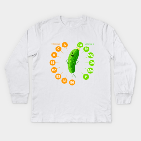 Cucumber Kids Long Sleeve T Shirts Teepublic