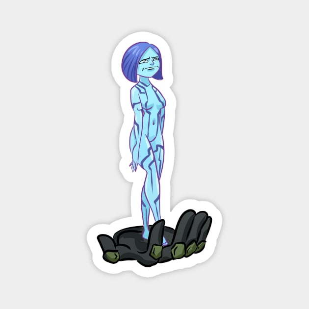 Annoyed Cortana Magnet by JXG
