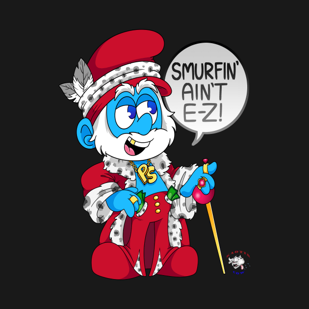 Smurfin' Ain't E-Z! by Kaotik Cow