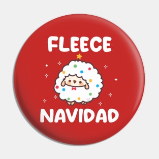 Fleece Navidad Pin