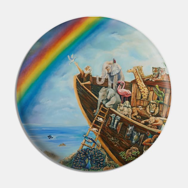 The Promise, Noah's Ark Pin by sonia finch