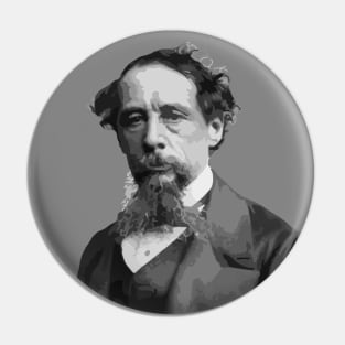 Authors - Charles Dickens Pin