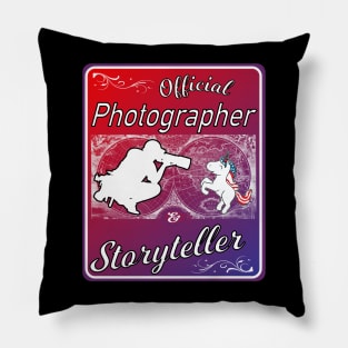 Official Photographer Storyteller Pillow