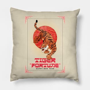 Tiger Tigers Chinese New Year Fortune Pillow