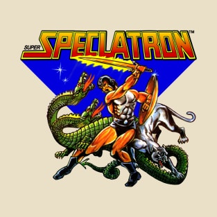 Classic Blue 1984 SUPER SPECLATRON S&T Sales MOTU Bootleg T-Shirt