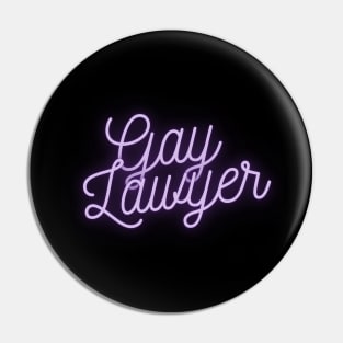 Gay Lawyer - Purple Pin