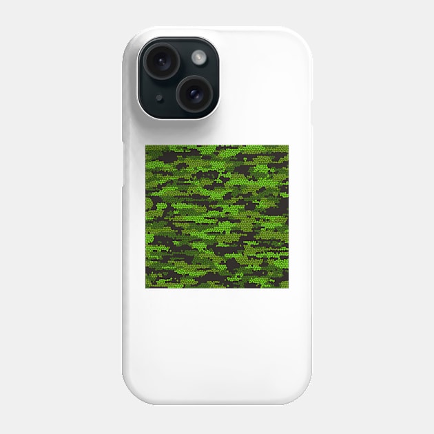 Camo Pattern - Green Phone Case by Tshirtstory