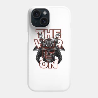 Asian war skull Phone Case