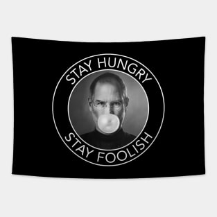 Steve Jobs - Stay Hungry Stay Foolish - Circles Tapestry