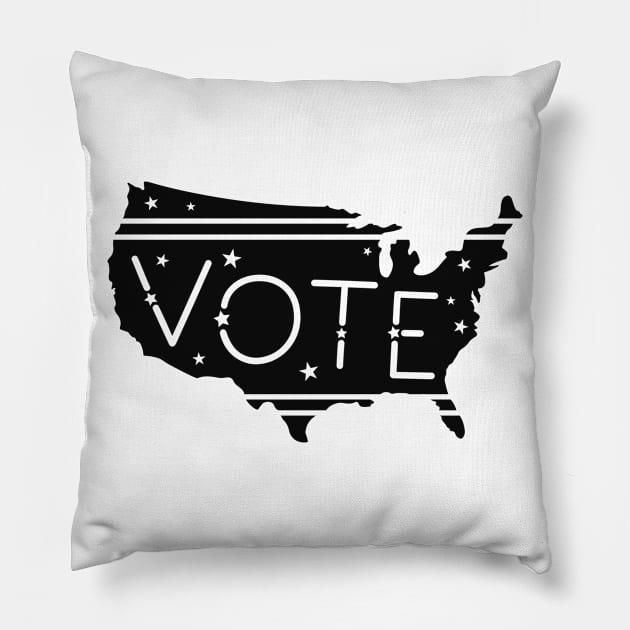 VOTE Pillow by Ombre Dreams