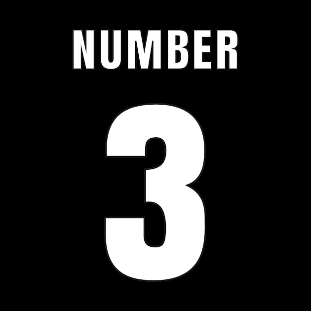 NUMBER 3 FRONT-PRINT by mn9