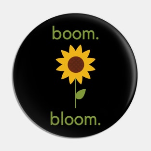 Simple Sunflower Bloom! Pin