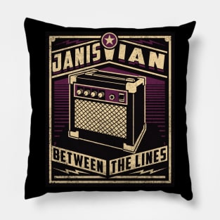 Janis Ian Between The Lines Pillow