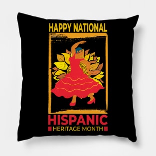 National Hispanic Heritage Month Sunflower Pillow