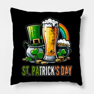 St Patricks Day, Luck O The Brew Pillow