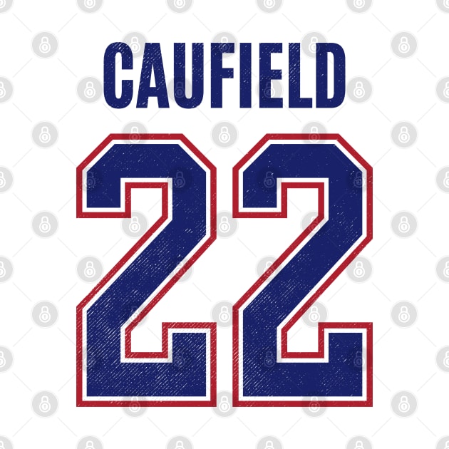 Caufield Jersey Number 22 by Ruffeli