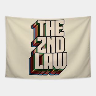 The 2nd Law // Shadow Vintage Typography Tapestry