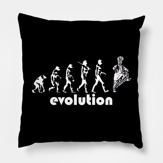 Punjabi Evolution II Pillow by inkstyl