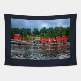 Swedish red & green Tapestry