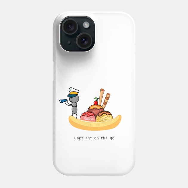 cute banana ice cream Phone Case by wordspotrayal