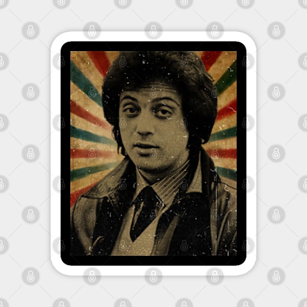 William Martin Joel // Piano Man Vintage Photo Magnet by Janji Joni