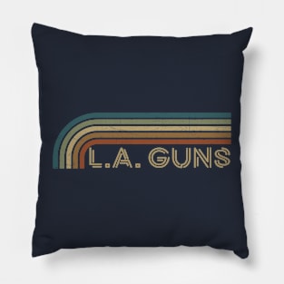 L.A. Guns Retro Stripes Pillow