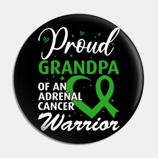 Adrenal Cancer Awareness Adrenal Cancer Grandpa Pin