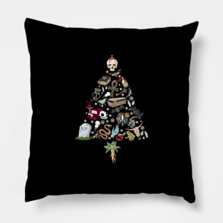 Goth Christmas Pillow