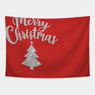 Merry Christmas Design without the snowflakes Tapestry