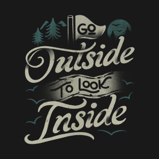 Go Outside To Look Inside II by Tobe Fonseca T-Shirt