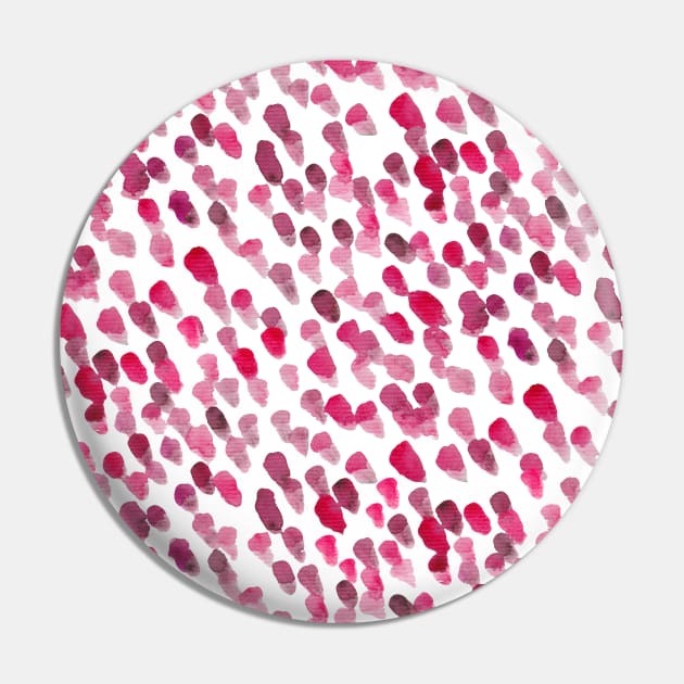 Imperfect brush strokes - pink Pin by wackapacka