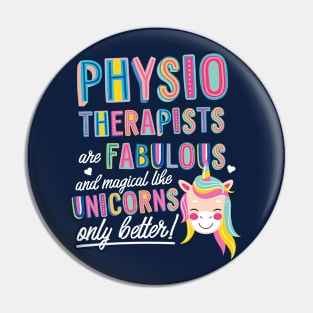 Physiotherapists are like Unicorns Gift Idea Pin