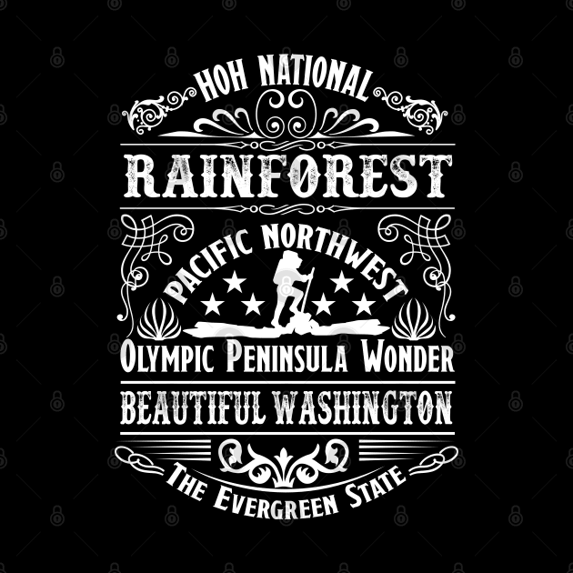 Hoh Rainforest Washington by artsytee