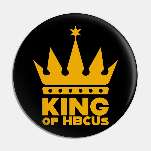 King Of HBCUs Gold Logo Tee Pin by King Of HBCUs