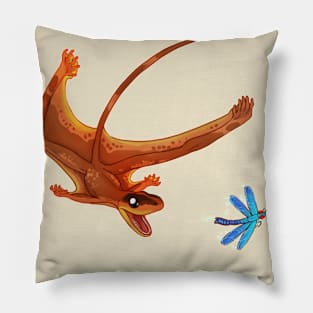 Flight of the Sharovipteryx Pillow