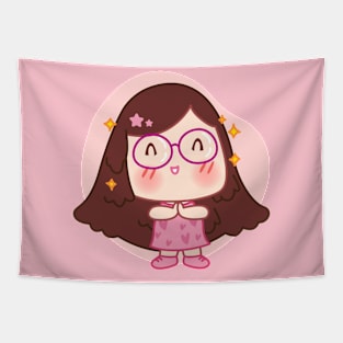 Cute girl design Tapestry