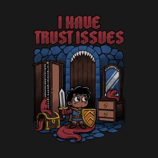 RPG Mimic Trust Issues - Cute Funny Adventure T-Shirt