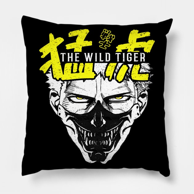 Wakatsuki Takeshi THE WILD TIGER Kengan Ashura Omega Pillow by JPNDEMON