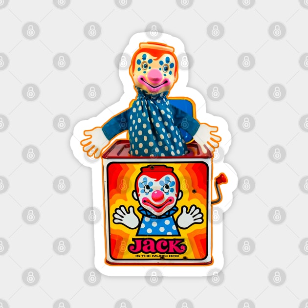 1971 Jack In The Box Clown! Magnet by Pop Fan Shop