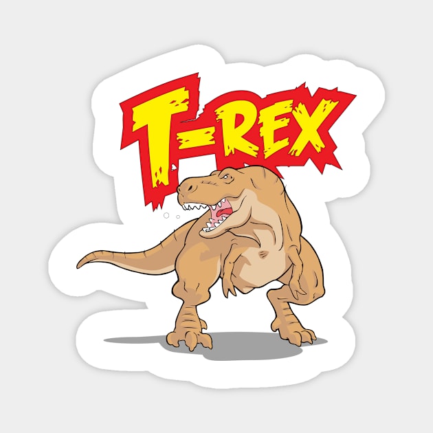 T-Rex Magnet by gustoprints