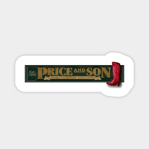 Price and Son- Kinky Boots Magnet by Eleanorsegod