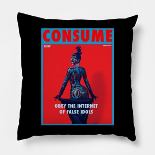 THE QUEEN OF MATERIALISM - THEY LIVE Pillow