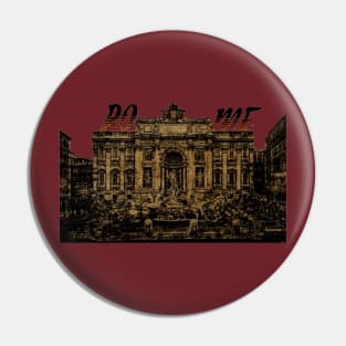 Trevi Fountain Rome Pin