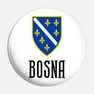 Bosna Bosnian Coat of Arms Pin