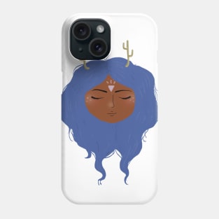 Deer Girl Illustration Phone Case