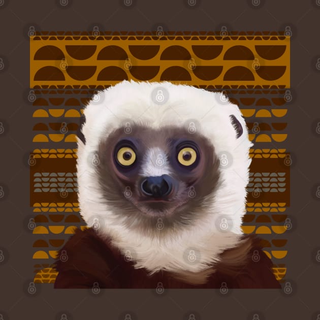 Sifaka Lemur by Suneldesigns