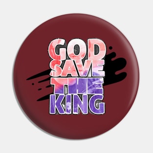 God Save the King - Joe Rogan Podcast Fan Design Pin