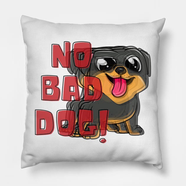 No Bad Dog #2 Designs Gift for Animal lovers Pillow by fratdd