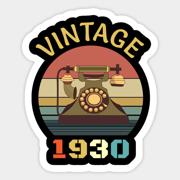 Vintage 1930 Birthday Gifts For Men Women 80th Birthday Gift For